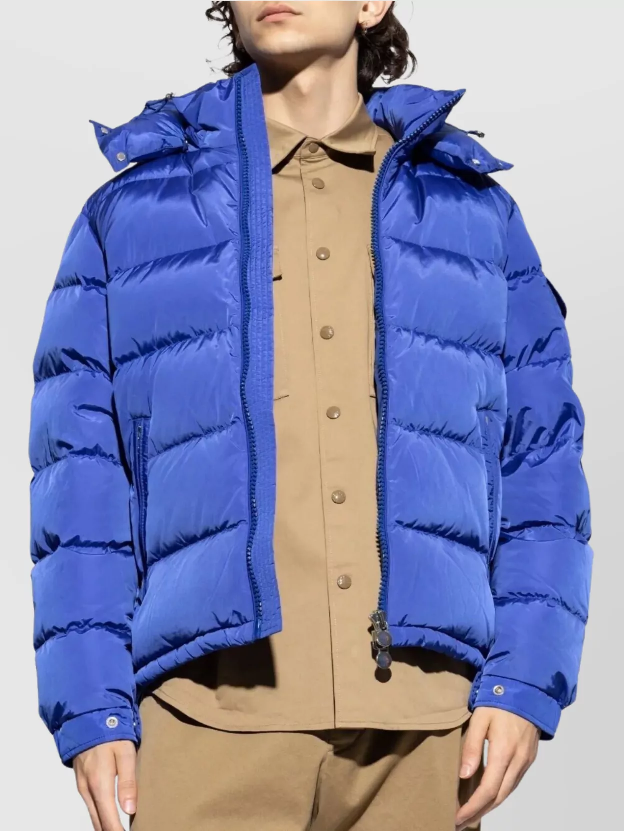 Moncler Down Jacket Short Hooded Design