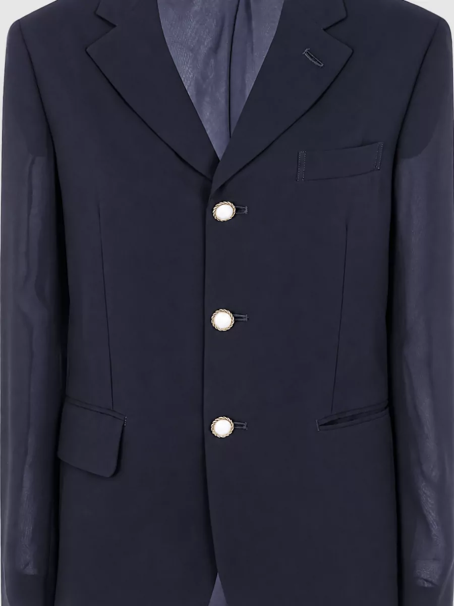 Comme des Garçons single-breasted blazer jacket