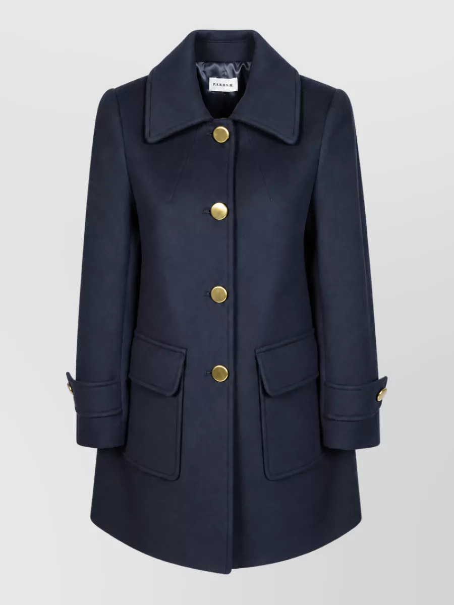 Parosh wool fitted jacket