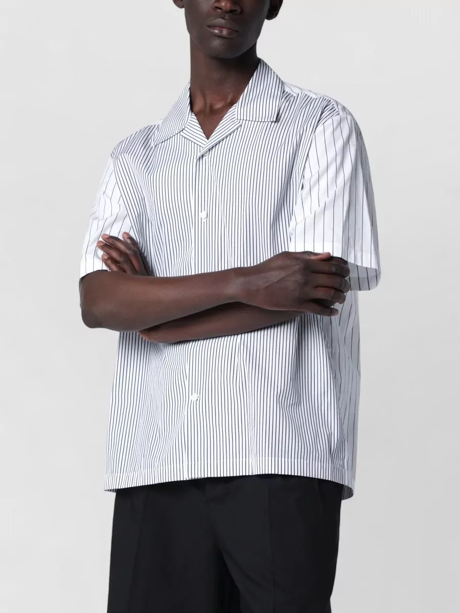 Jil Sander Striped cotton shirt