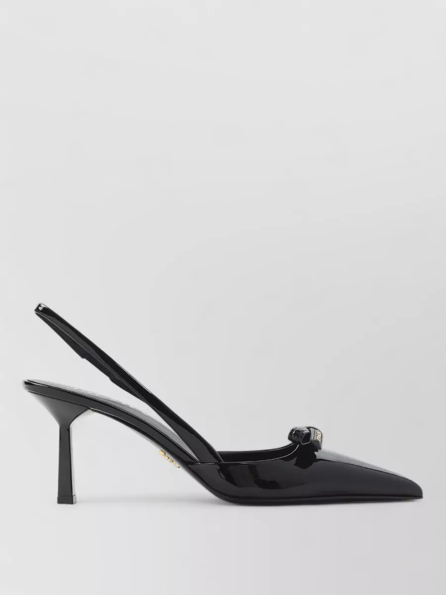 Prada Leather Slingback Pumps