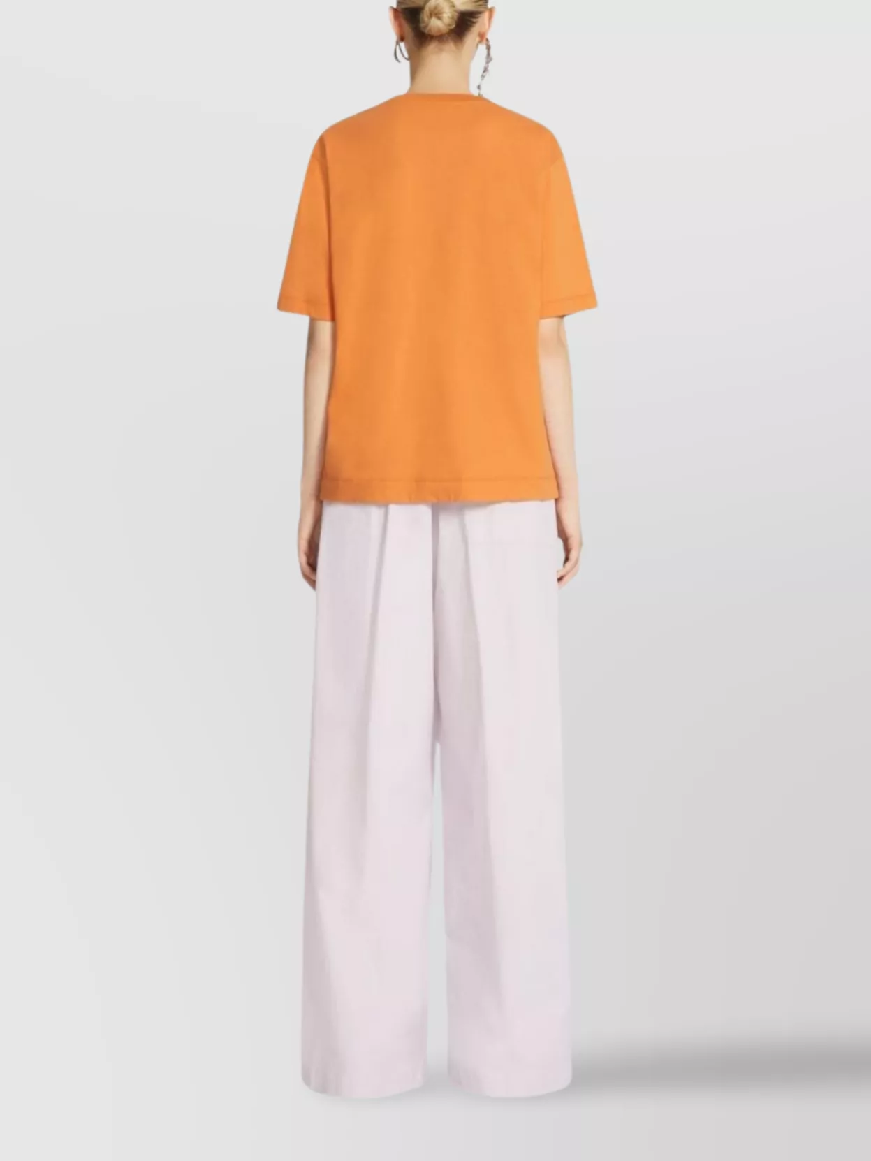 Dries Van Noten Straight Pleated Wide Leg Trousers