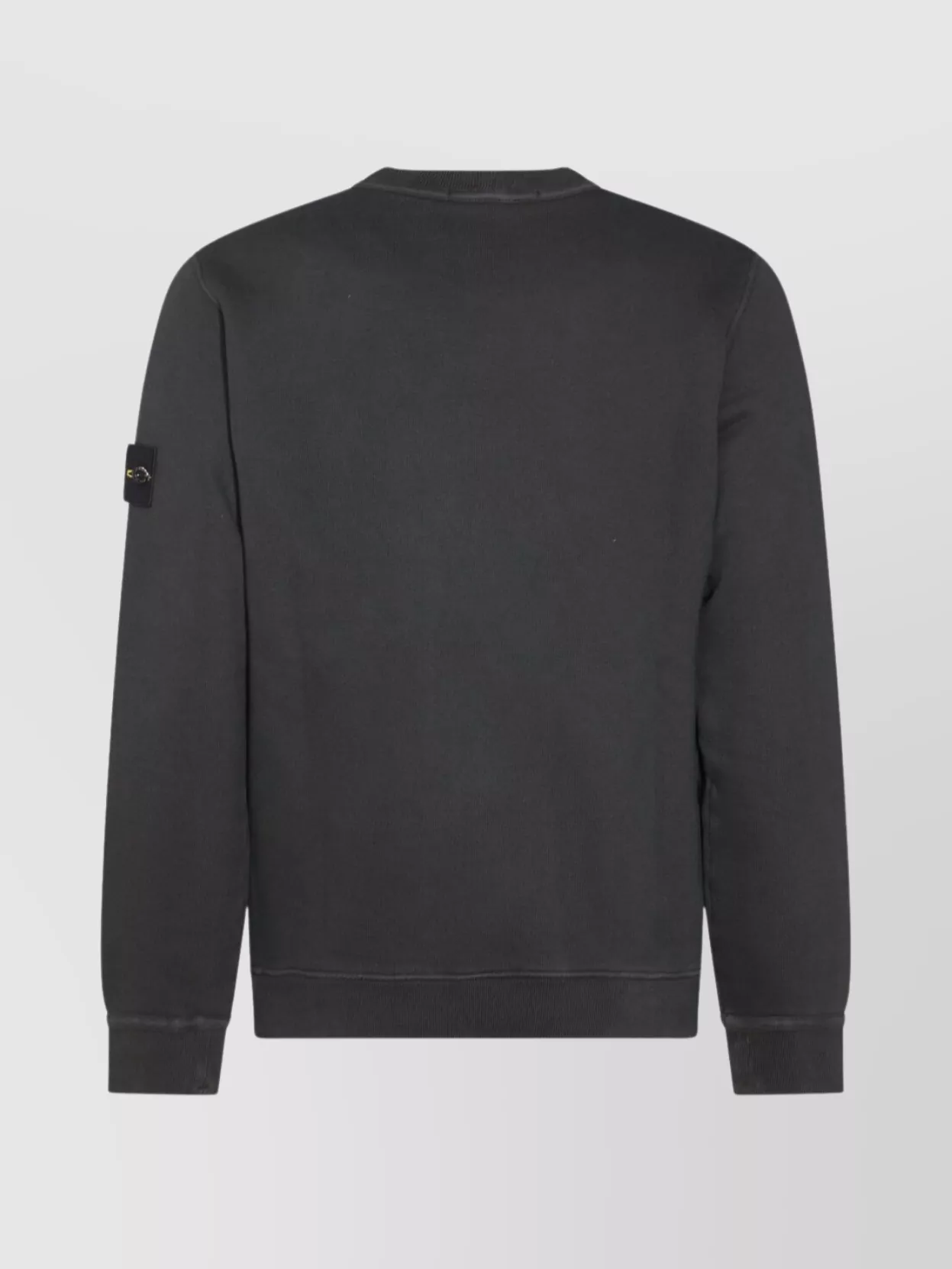 Stone Island Crew Neck Long Sleeve Ribbed Sweatshirt