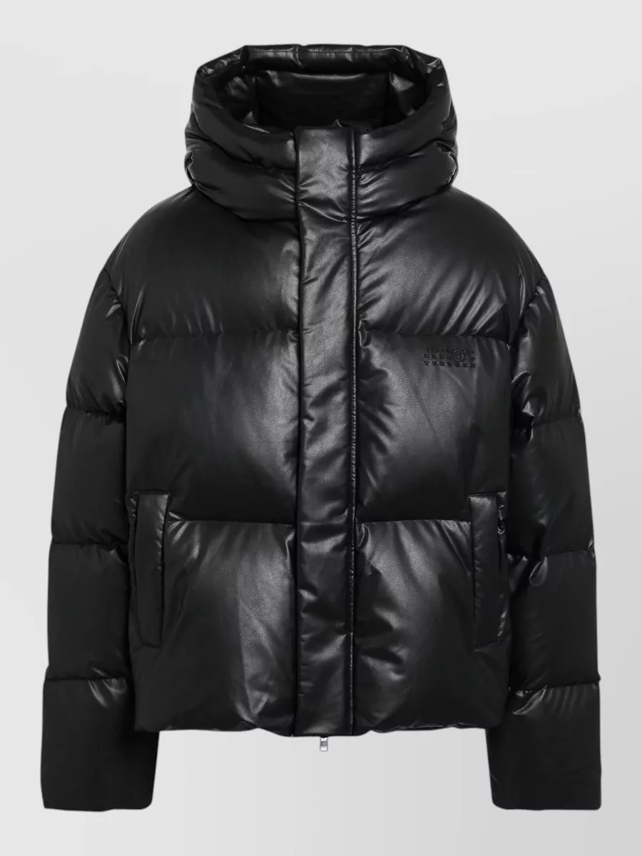 Mm6 Maison Margiela lacquered quilted down jacket