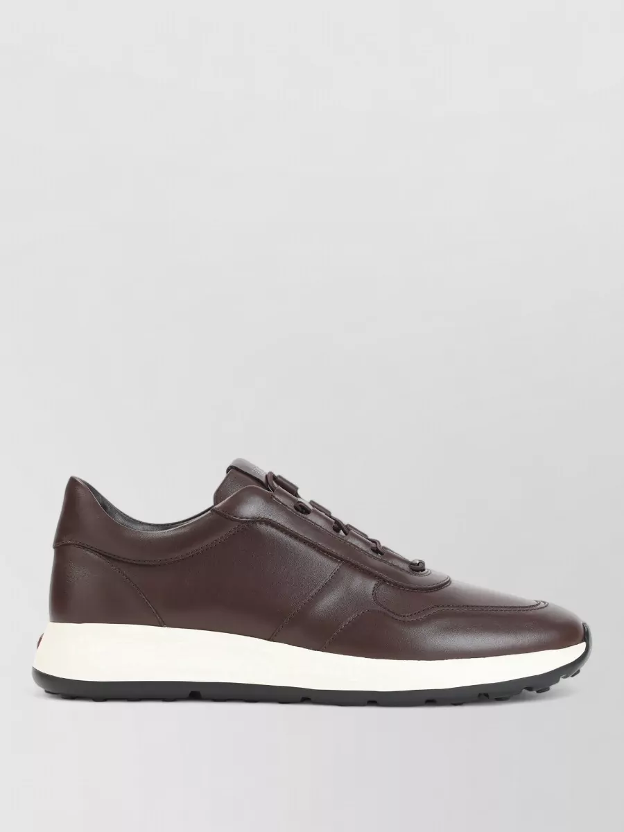 Tod's Leather Low-Top Lace-Up Sneakers