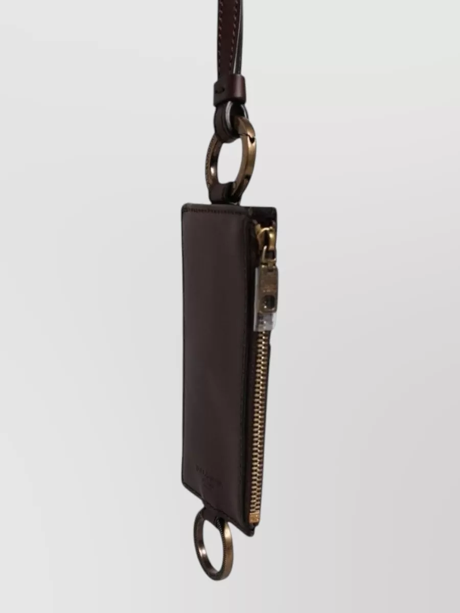 Dolce&Gabbana Leather Lanyard Card Holder
