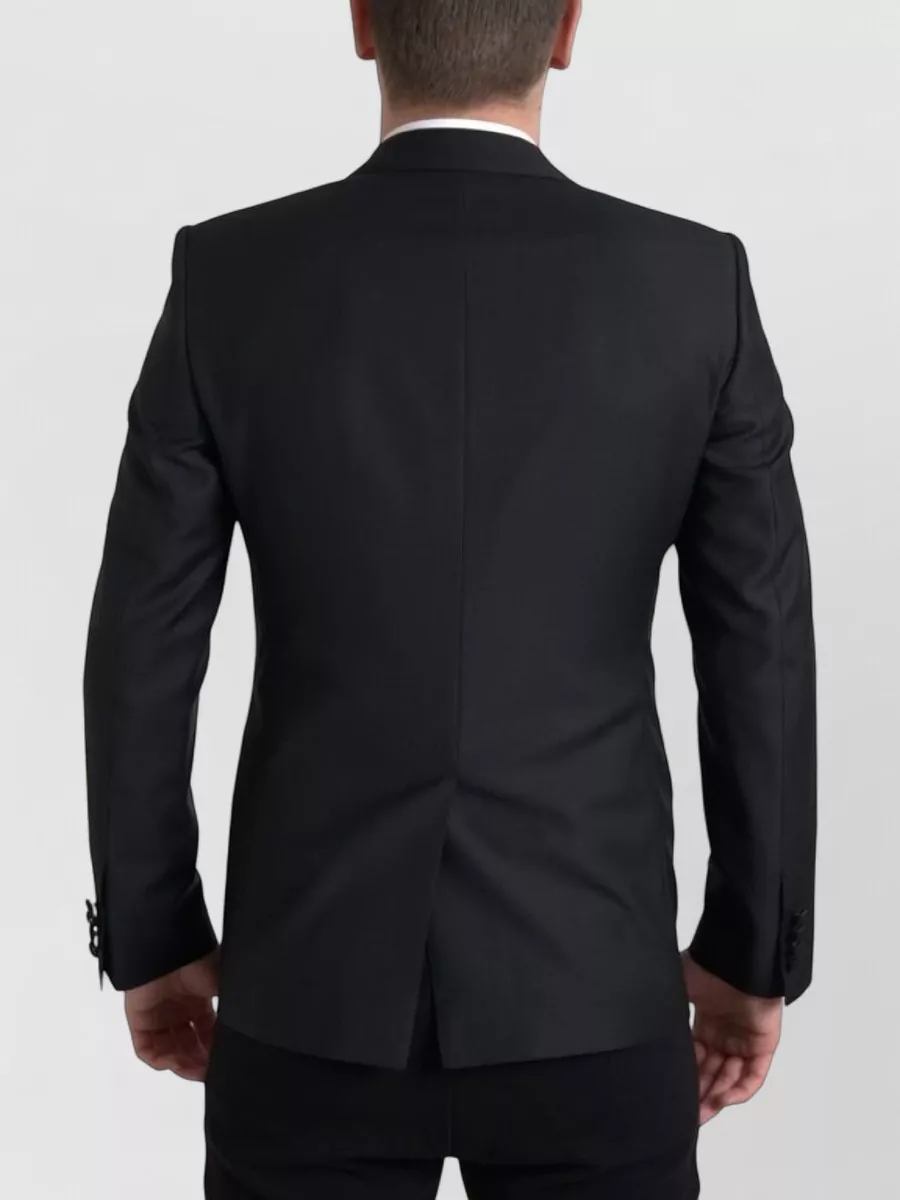 Dolce&Gabbana Wool Silk Single Breasted Blazer