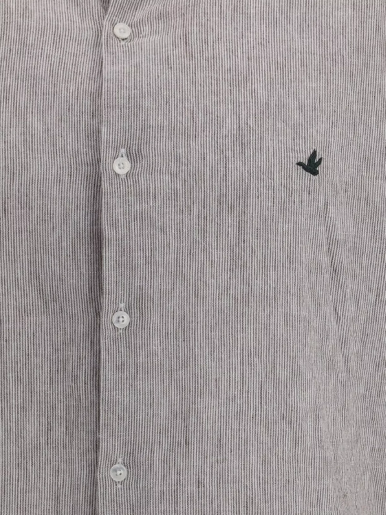 Brooksfield Striped Cotton Linen Shirt
