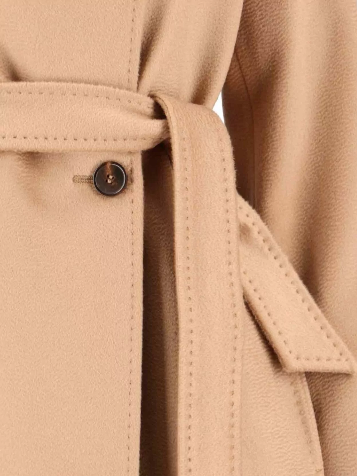 Max Mara Long Length Belted Waist Jacket