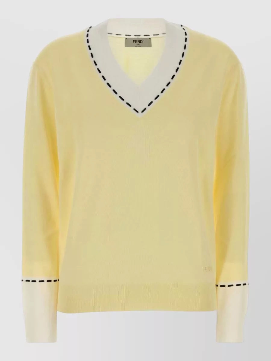 Fendi wool silk sweater