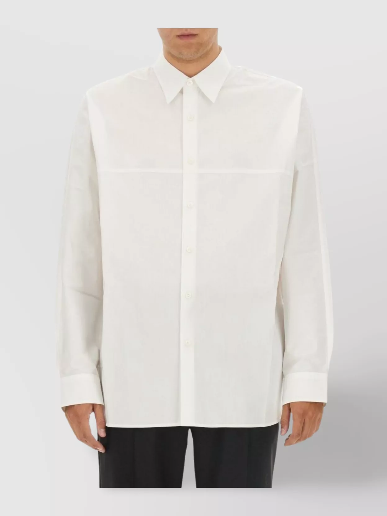 Dries Van Noten Long Sleeve Regular Fit Shirt With Collar