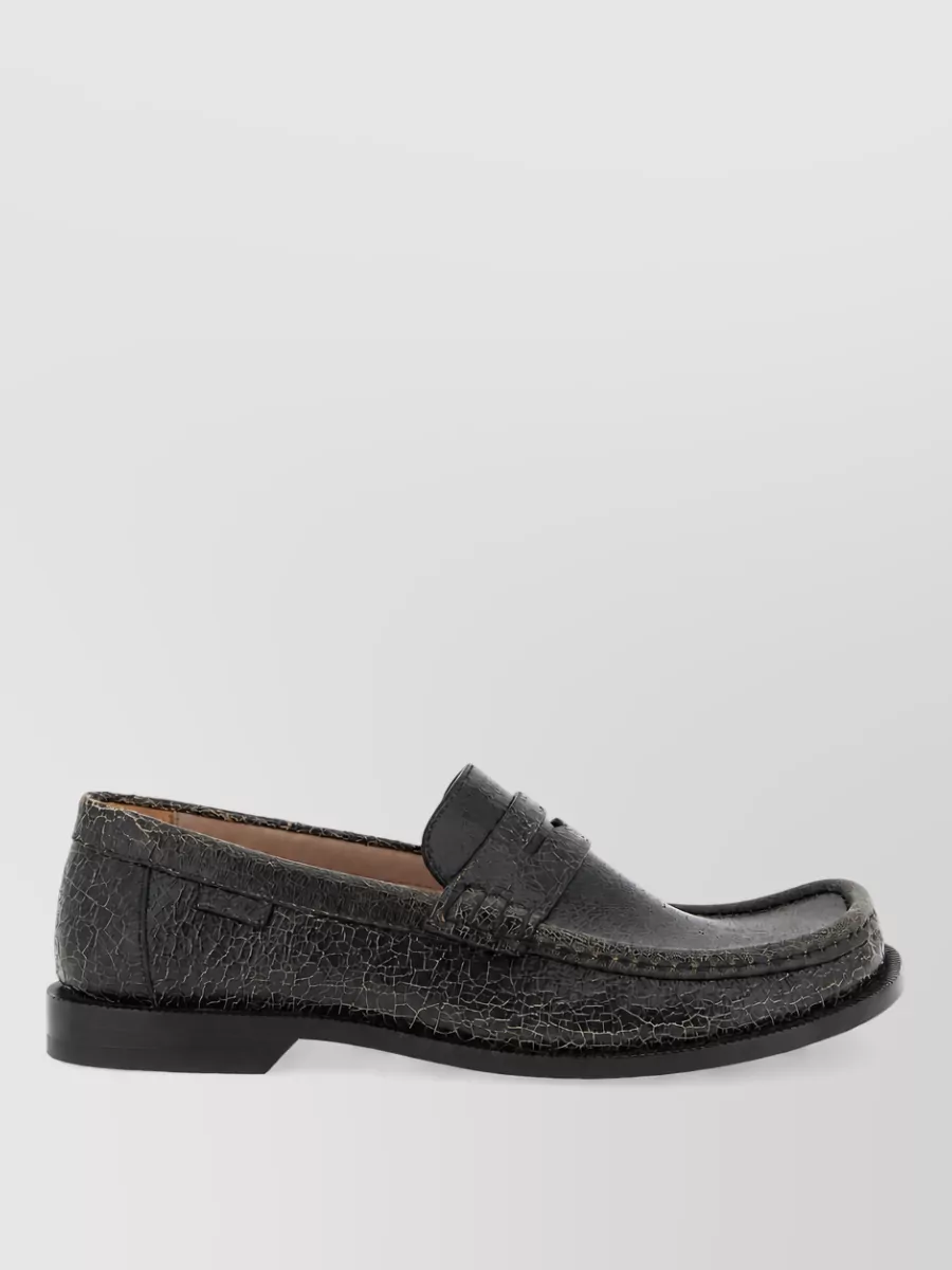 Loewe Leather Campo Loafers