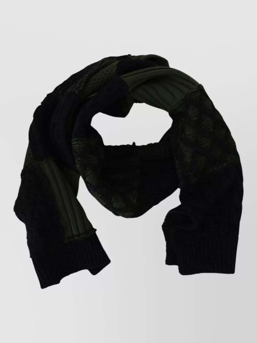 Dolce&Gabbana wool cable-knit scarf