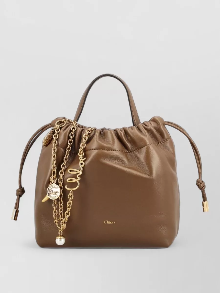 Chloé Chloé Icons Mini Leather Bucket Bag