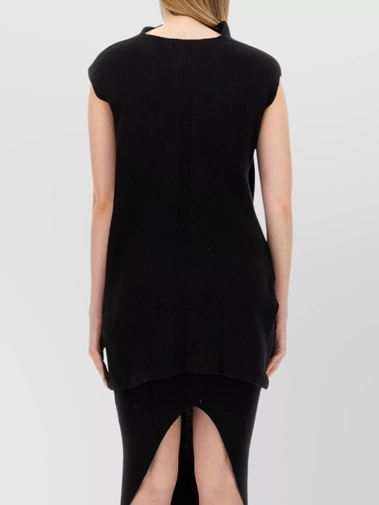 Rick Owens Layered Sleeveless Knitted Tops