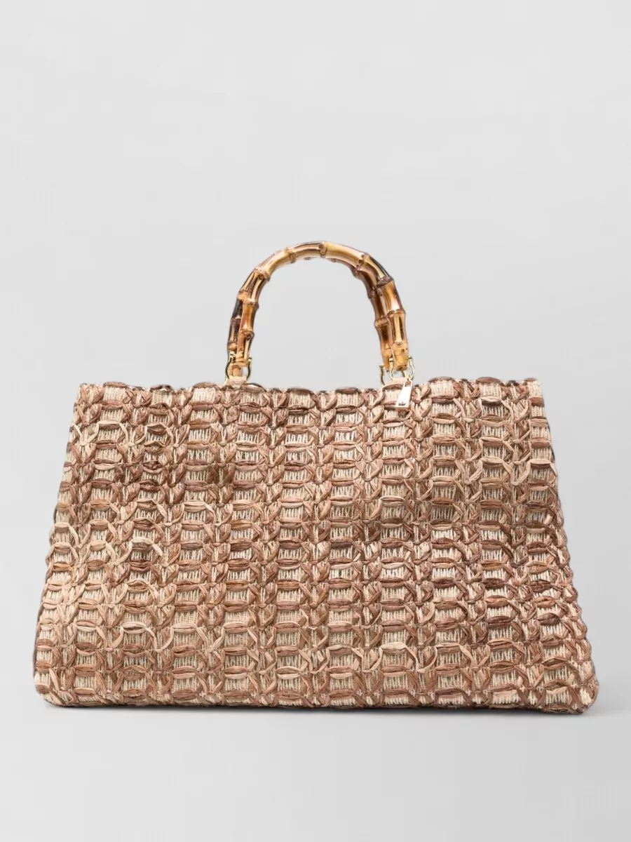 La Milanesa Straw Tote Bag