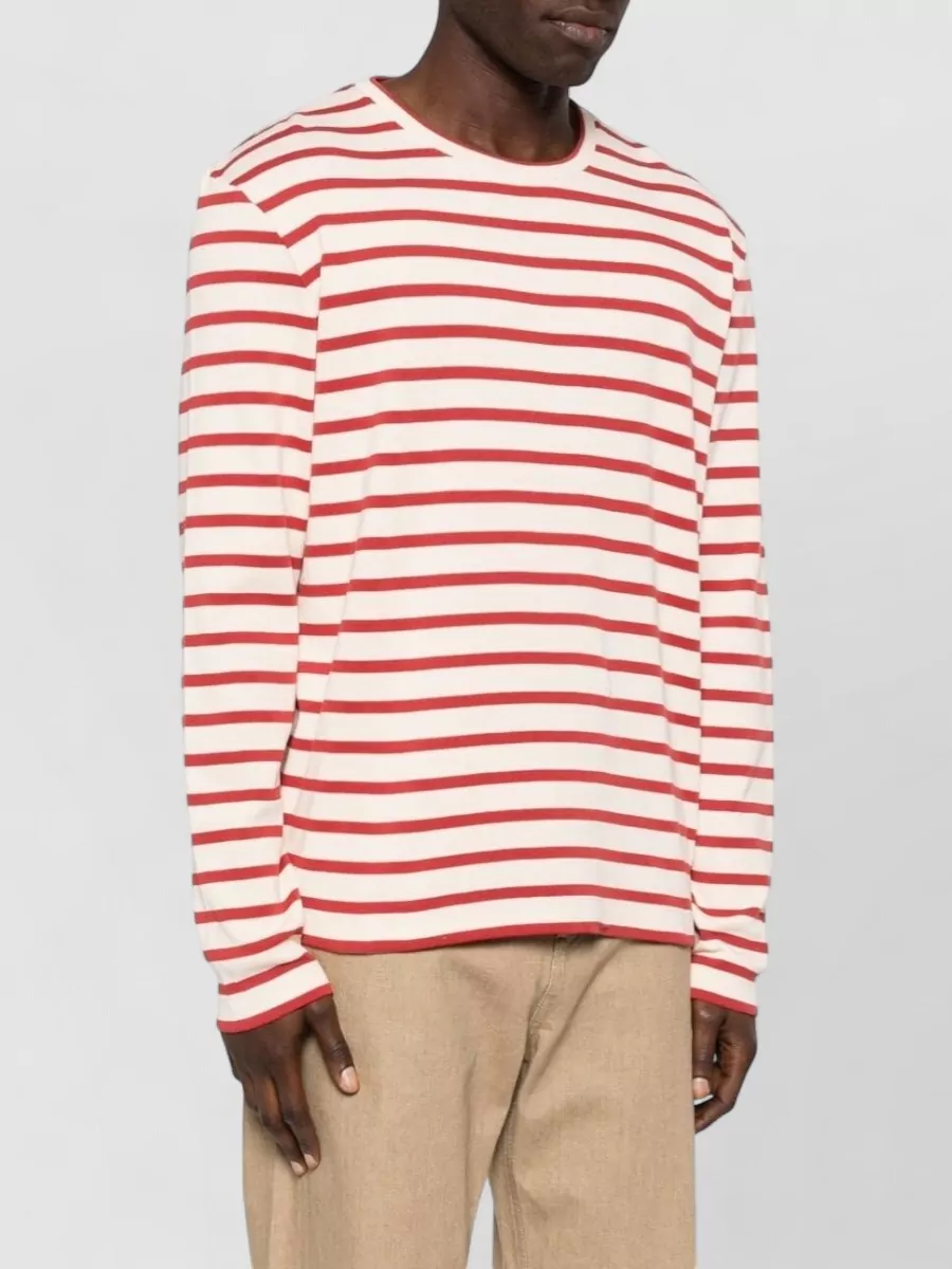 Jil Sander Striped Long-Sleeve T-Shirt