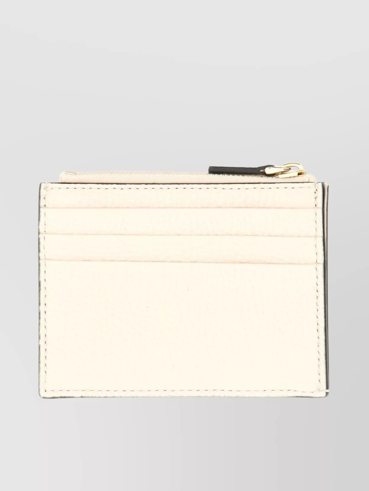 Valentino Rockstud Studded Design Wallet In Neutral
