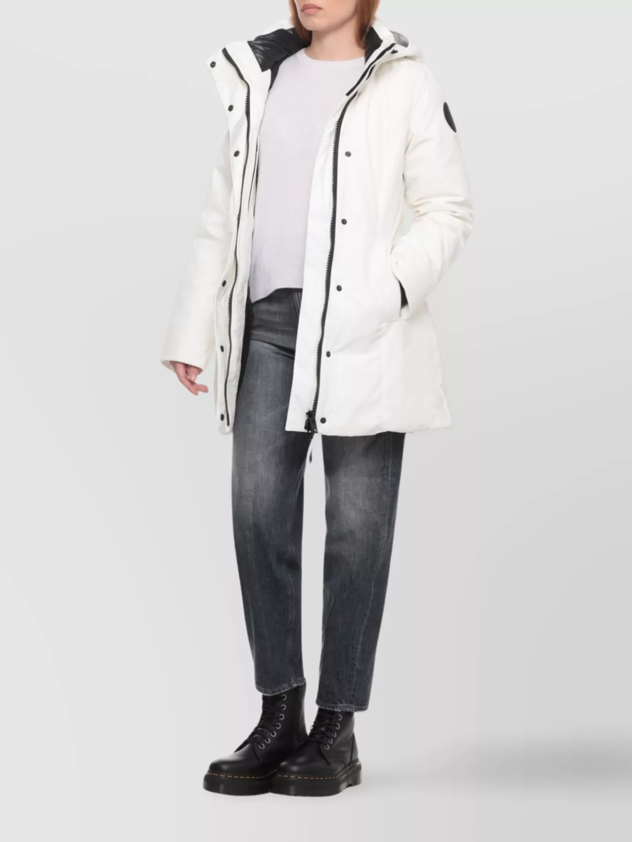 Canada Goose Women's Hooded Parka And Pockets