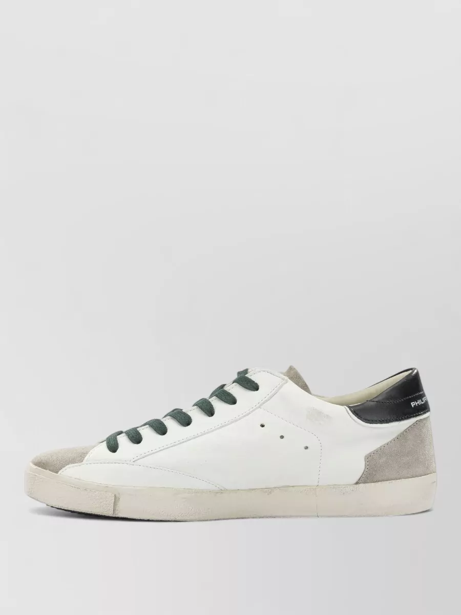Philippe Model Leather Lace-Up Sneakers