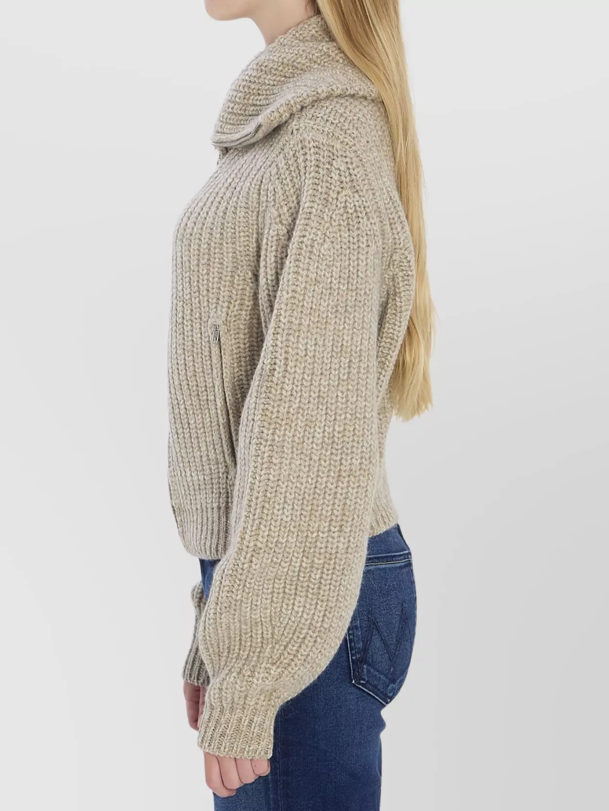 Lemaire Oversized Zip Front Cardigan