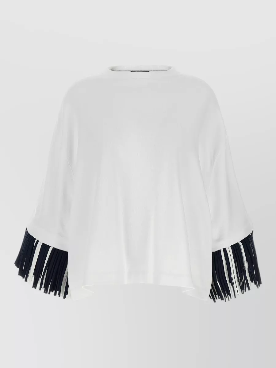 Jacquemus Cotton Cropped Flared Short-Sleeve T-Shirt