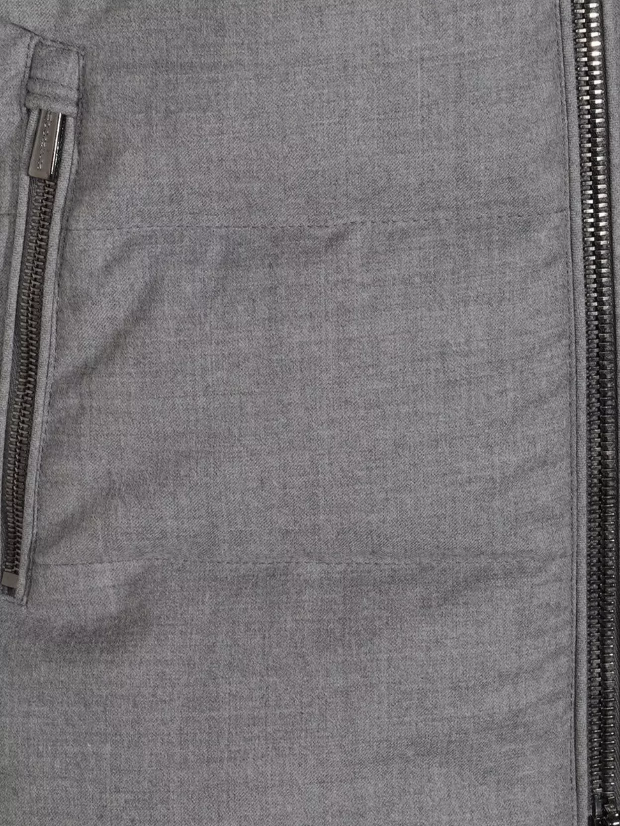 Moorer Hooded Padded Down Jackets With Side Zipper Pockets In Gray