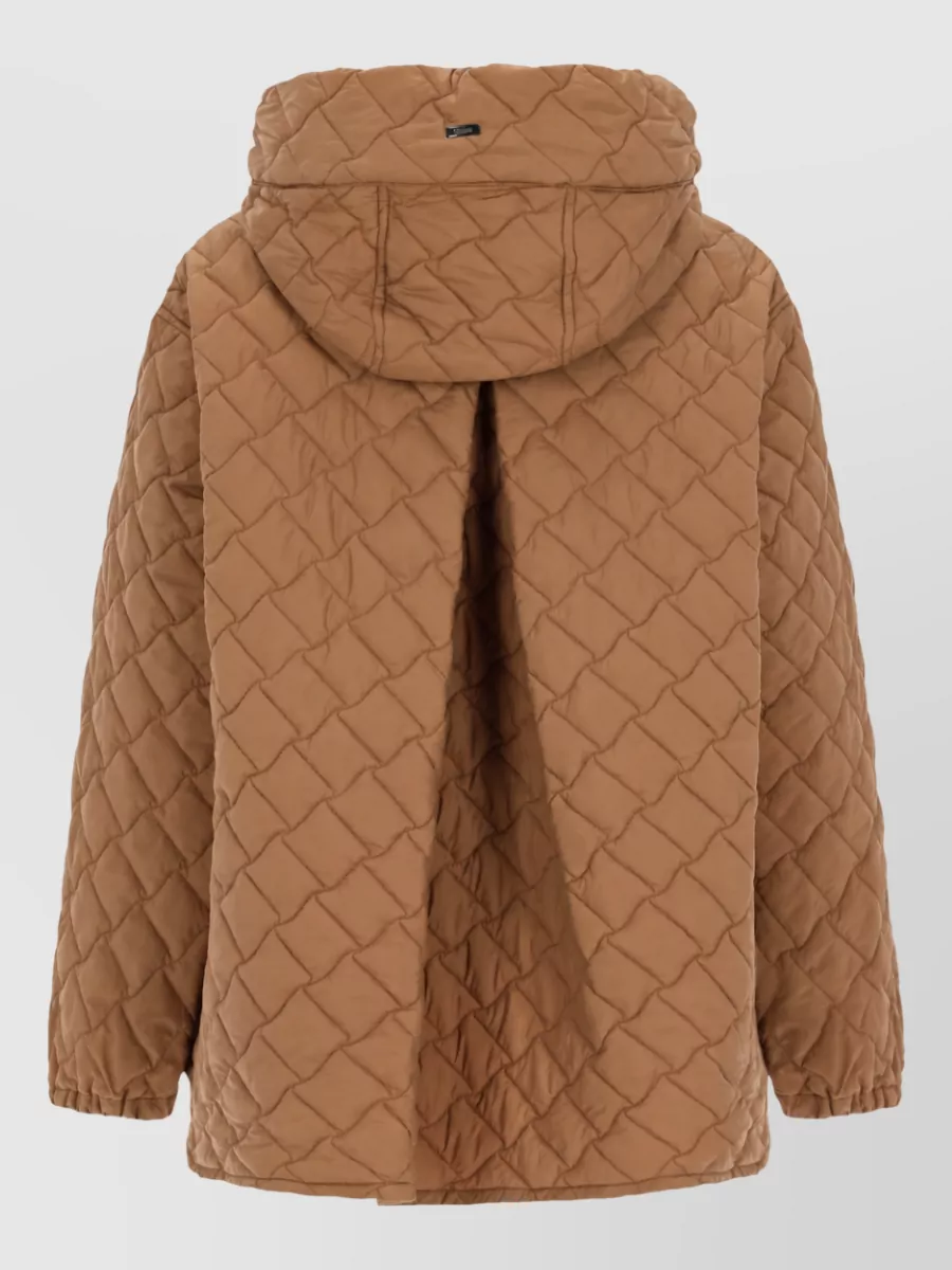 Herno Quilted Hooded Oversized Coat