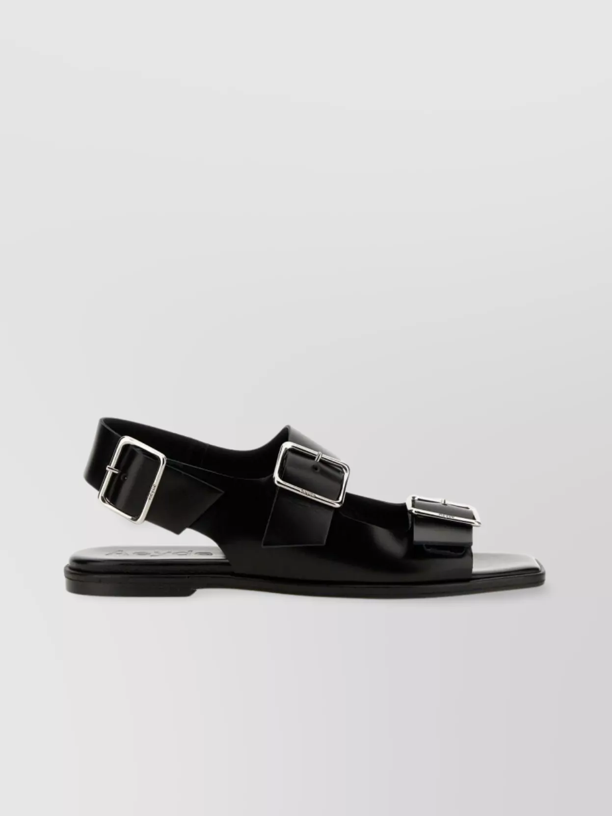 Aeyde Adjustable Strap Flat Sole Sandals