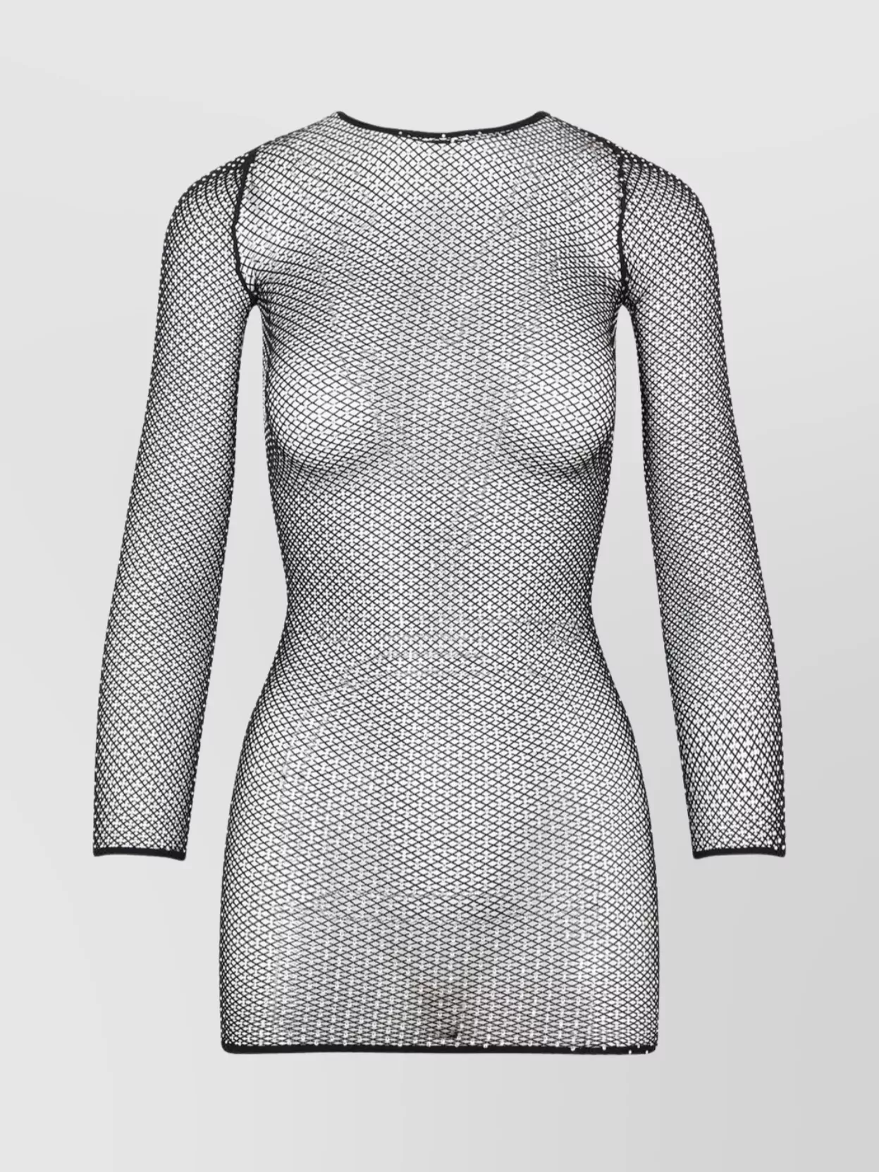 Balenciaga Crystal Mesh Mini Top