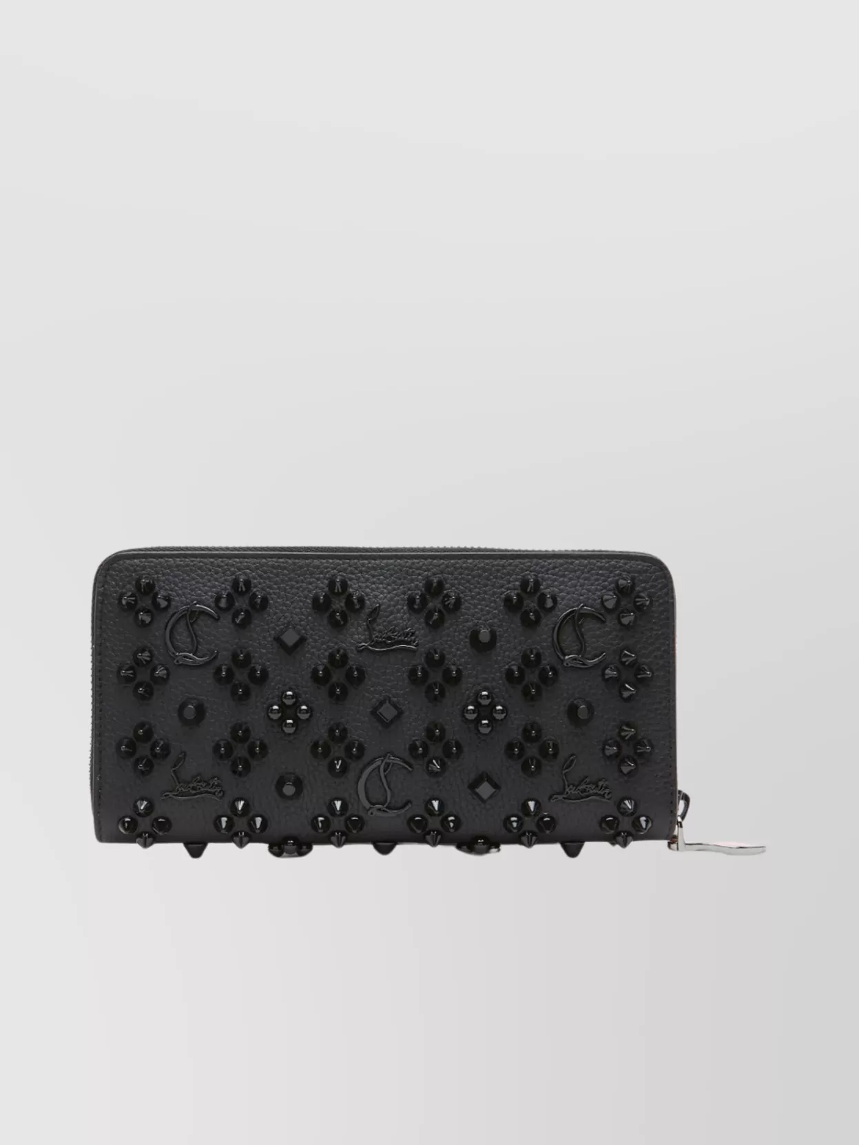 Christian Louboutin Textured Stud Embellished Wallet