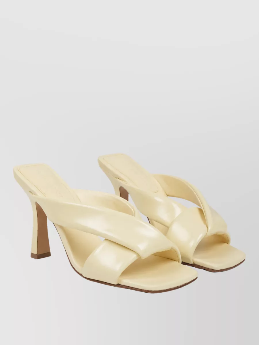 Bottega Veneta Riva Mule Sandals Open Toe Design