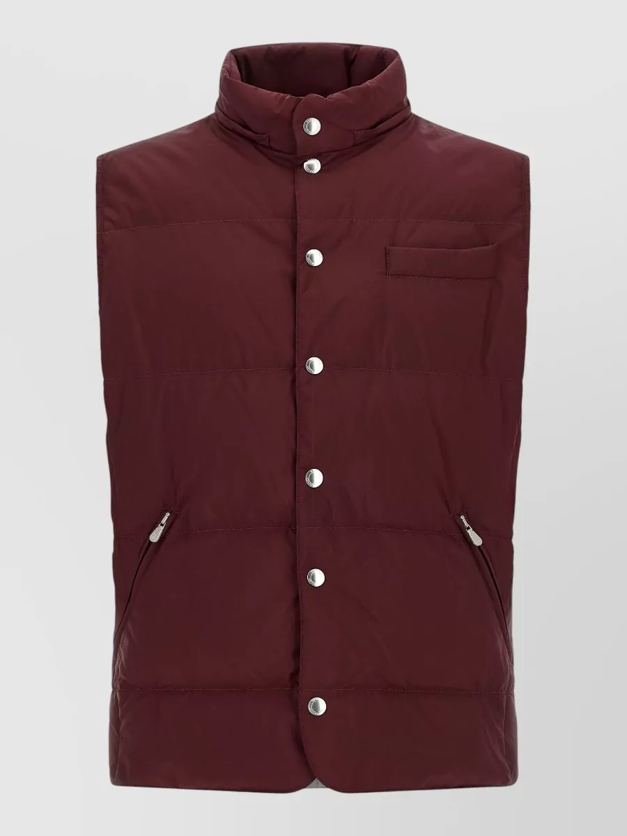 Brunello Cucinelli padded hooded sleeveless gilet