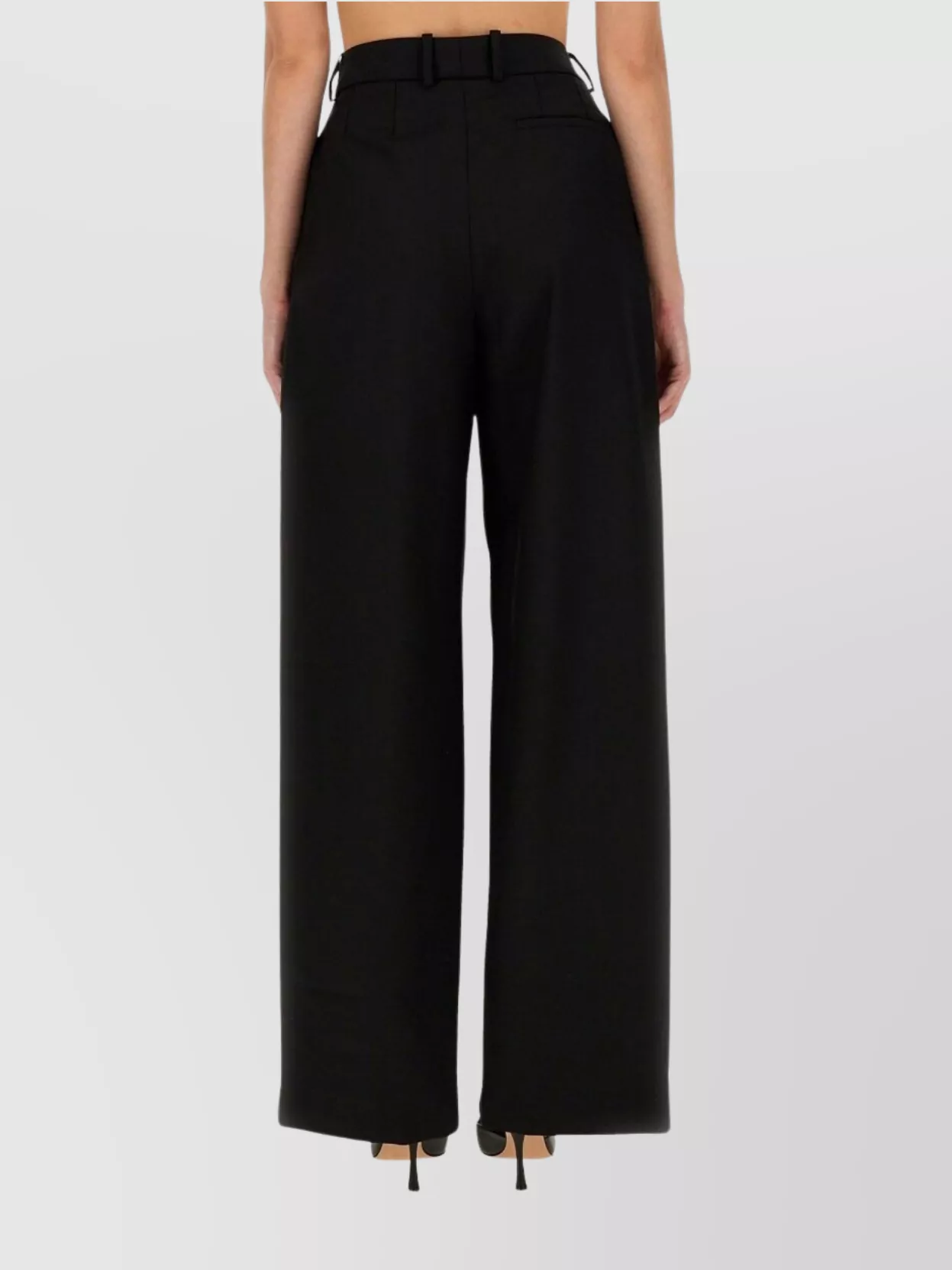 Nina Ricci High Waist Wide Leg Trousers