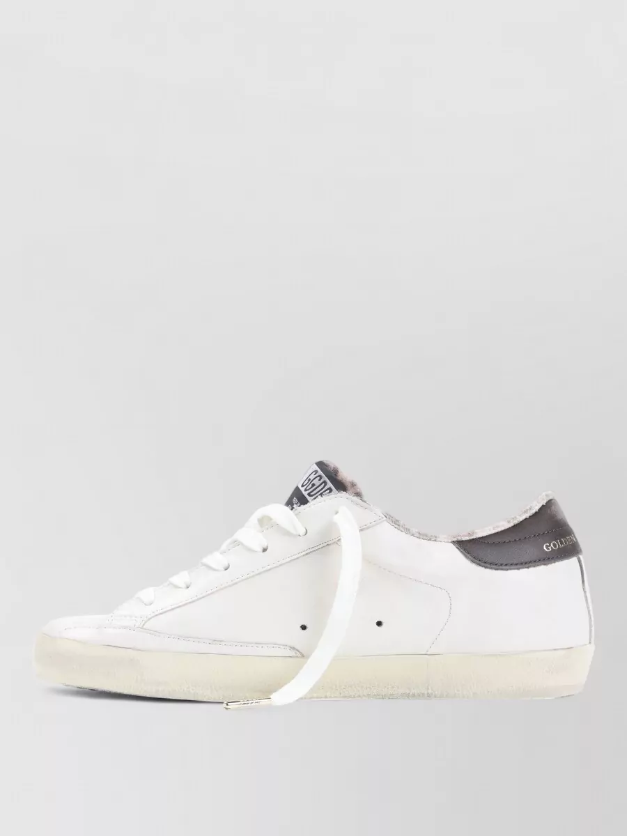 Golden Goose Leather Low-Top Sneakers