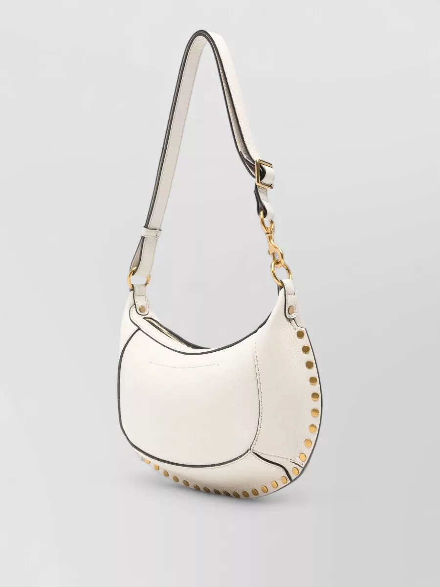 Isabel Marant Oskan Moon Shoulder Bag Studded Strap