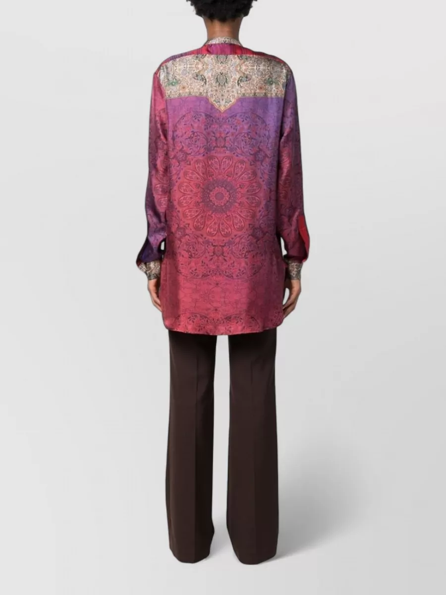 Pierre Louise Mascia Silk Printed Shirt