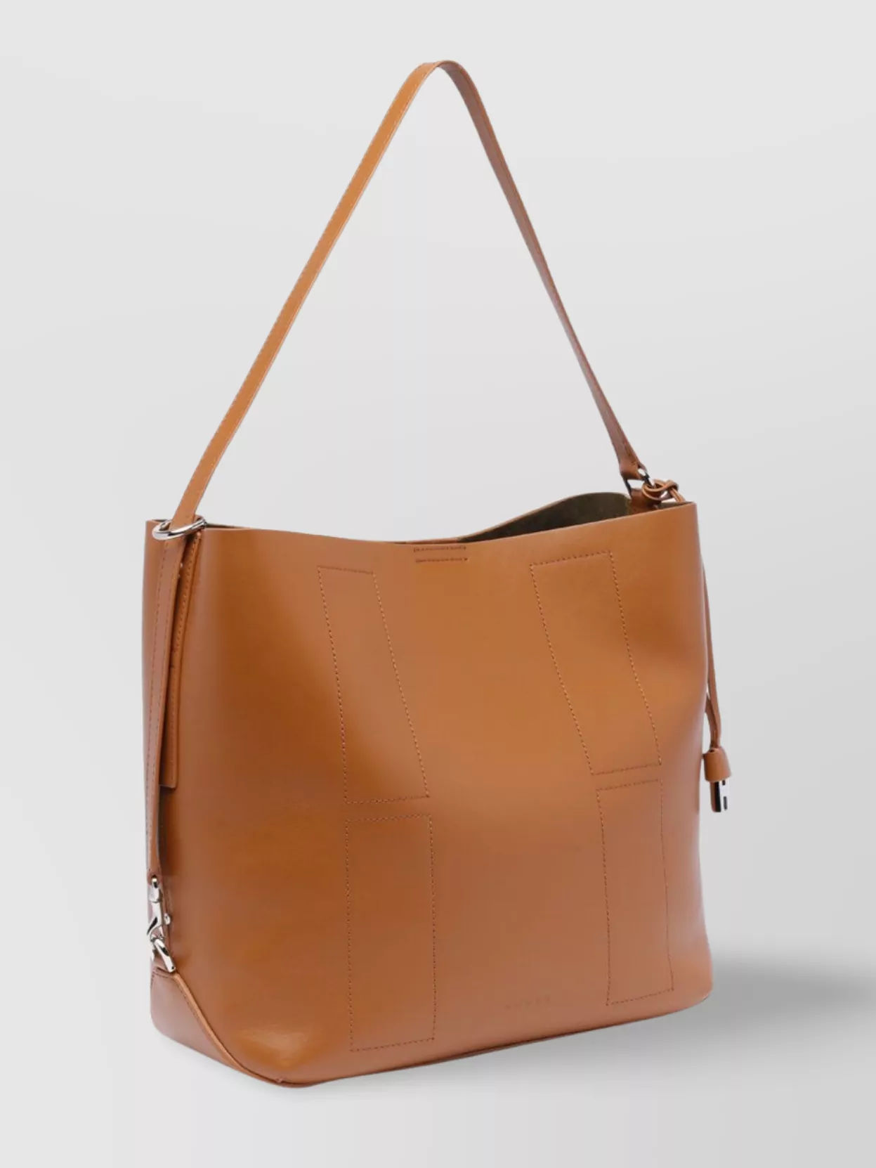 Hogan Medium Leather Shoulder Bag With Adjustable Strap