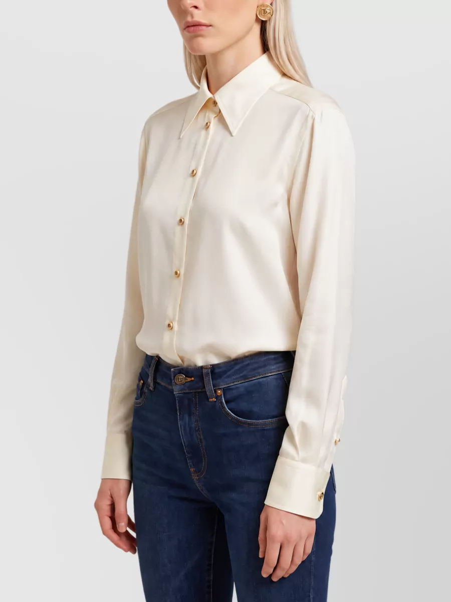 Dolce&Gabbana Silk relaxed-fit long-sleeve shirt
