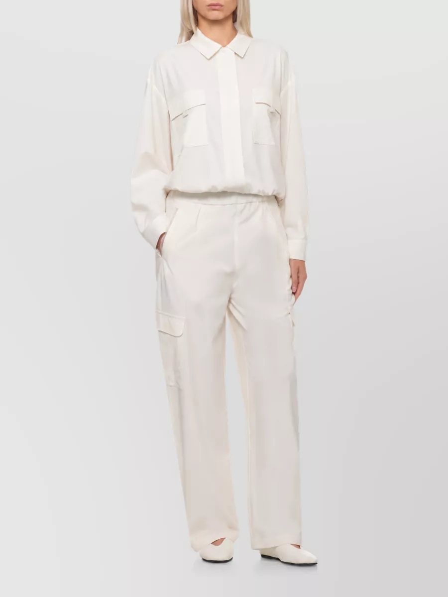 Fabiana Filippi Long-Sleeve Zip-Up Jacket