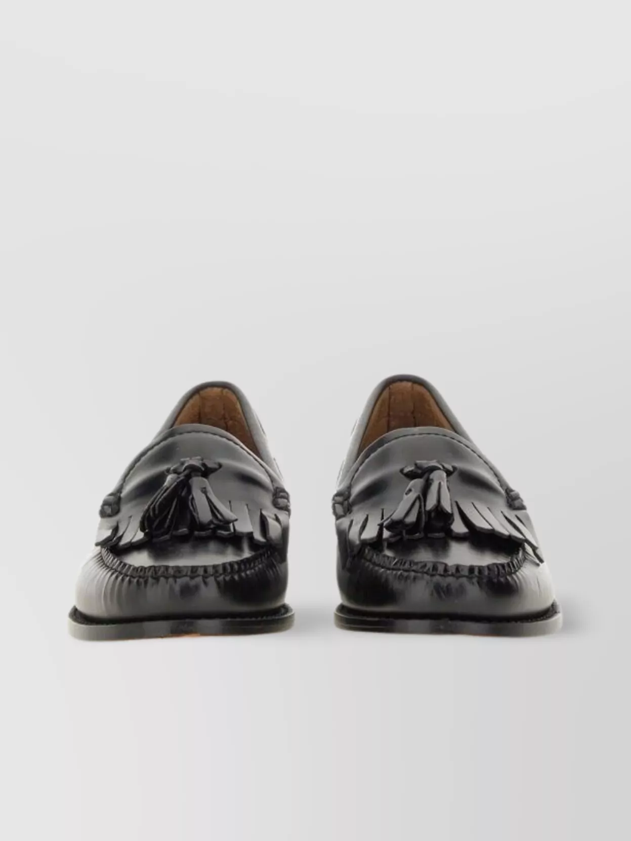 G.h. Bass Loafers With Round Toe And Tassel Detail