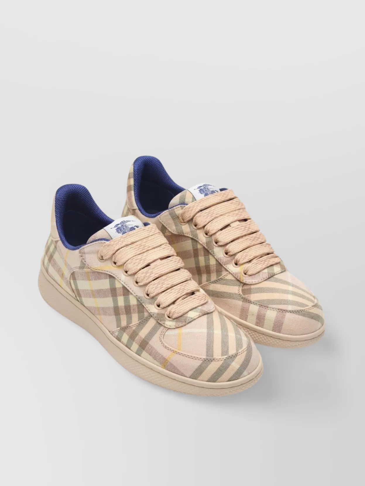 Burberry Light Terrace Sneakers Checkered Pattern
