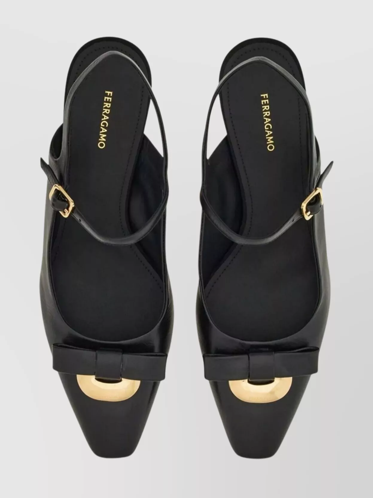 Ferragamo Ophelia Pointed Toe Kitten Heel Pumps