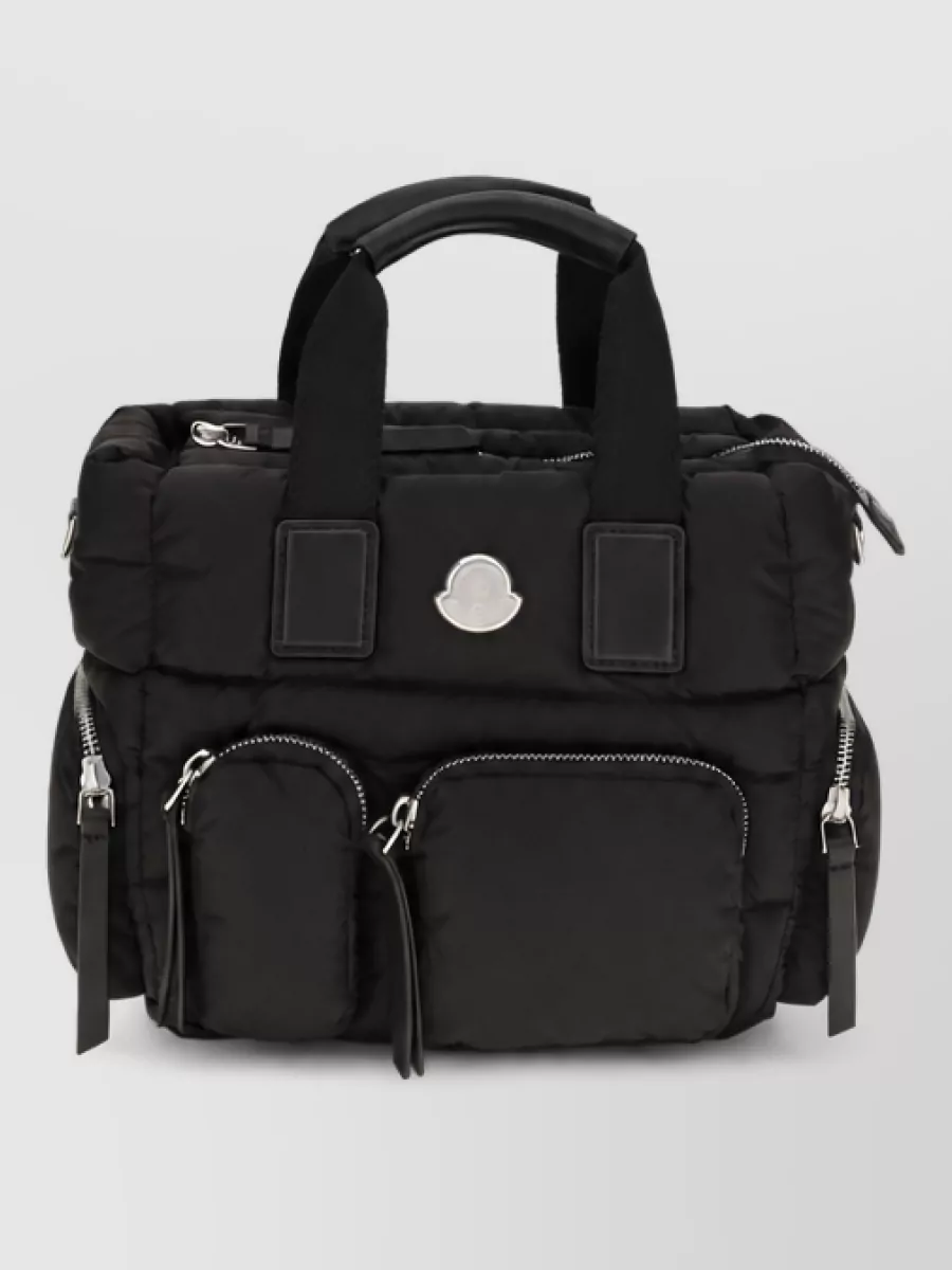 Moncler Caradoc Nylon Quilted Shoulder Bag