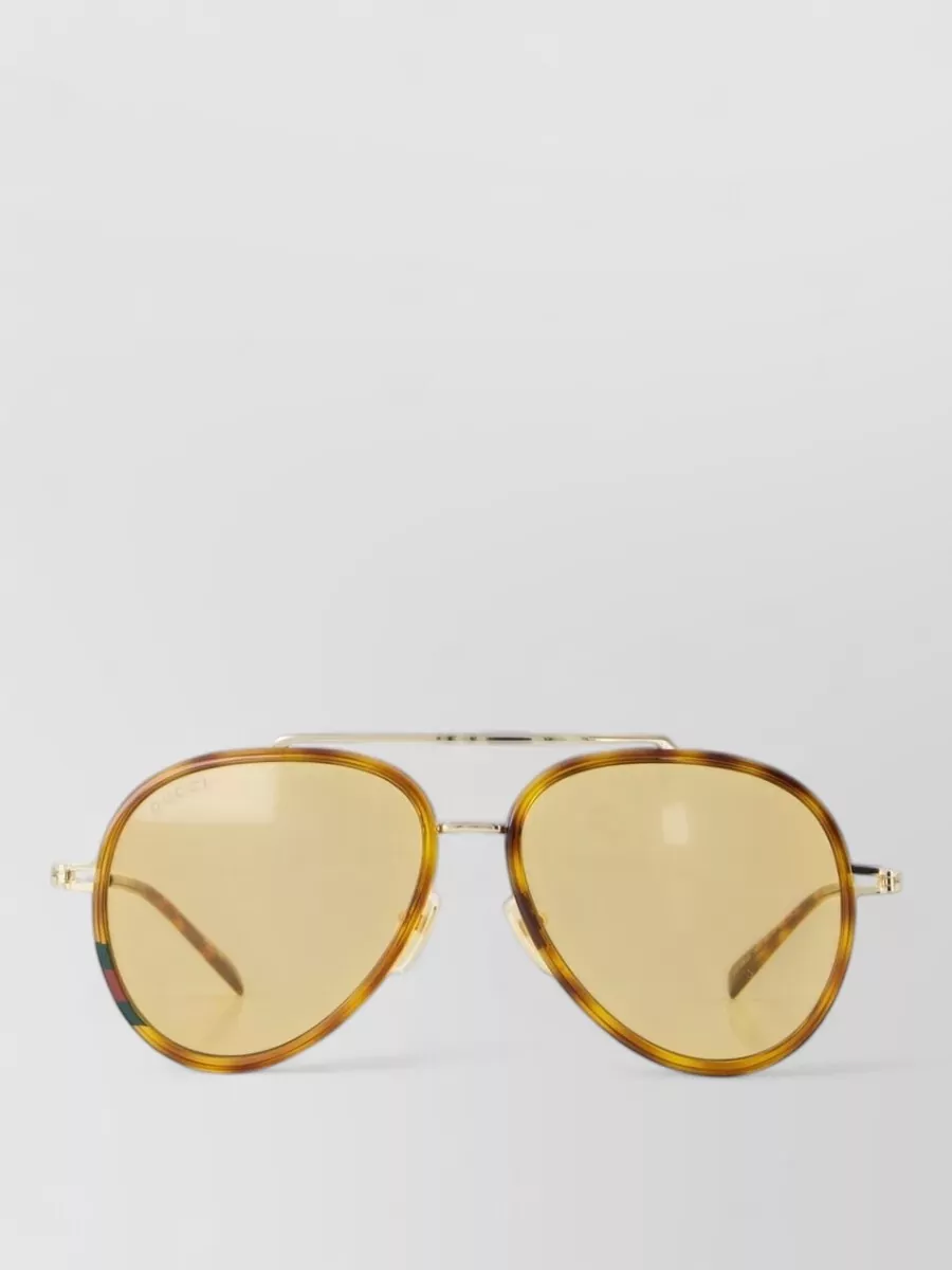 Gucci acetate pilot sunglasses