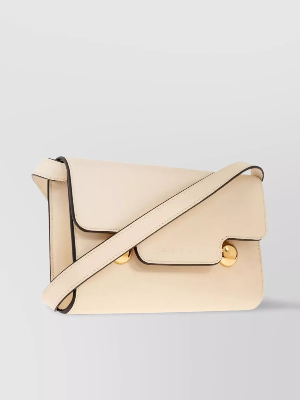 Marni Shoulder Bag With Adjustable Strap And Gold-tone Hardware