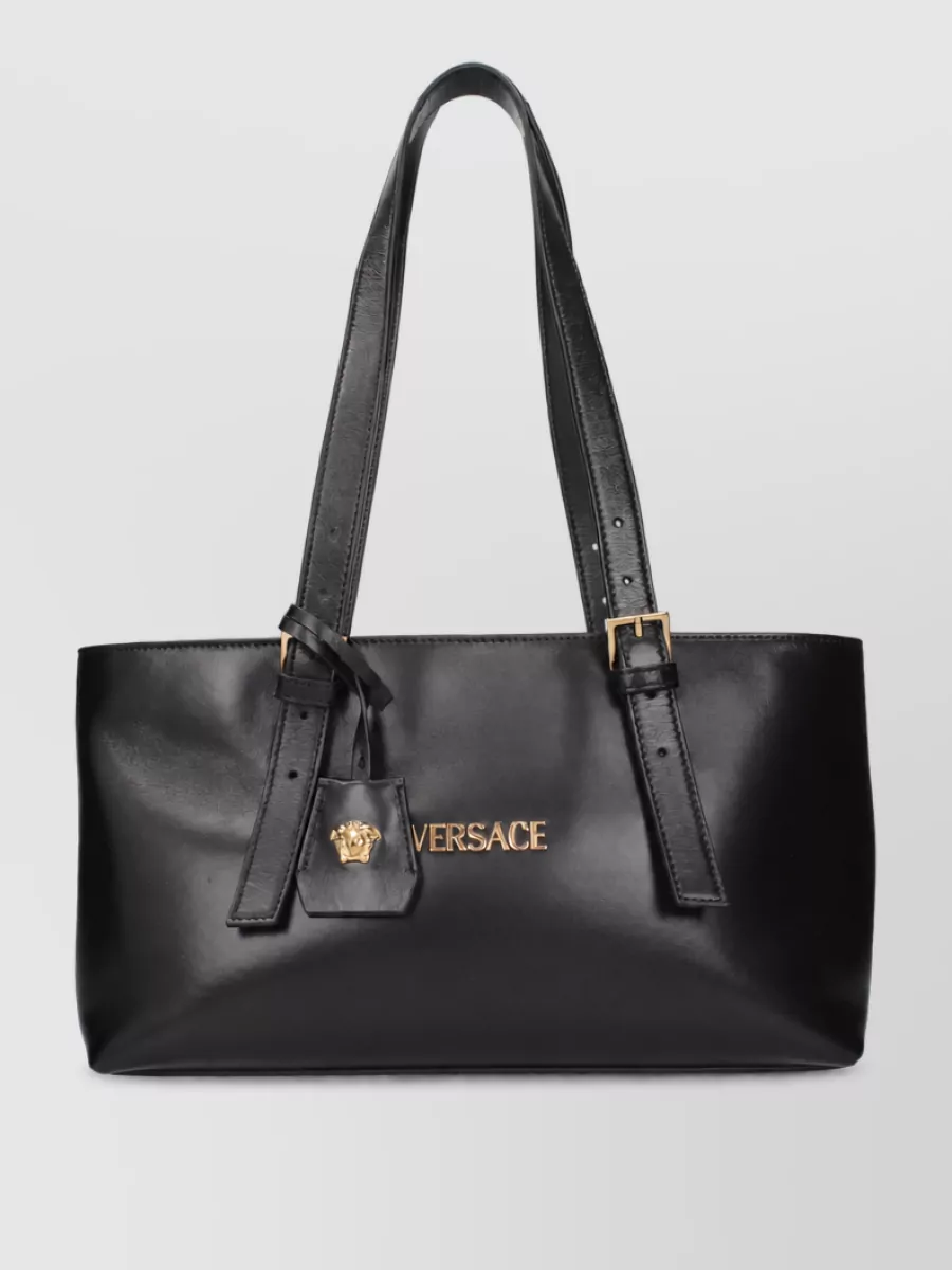 Versace leather tote bag