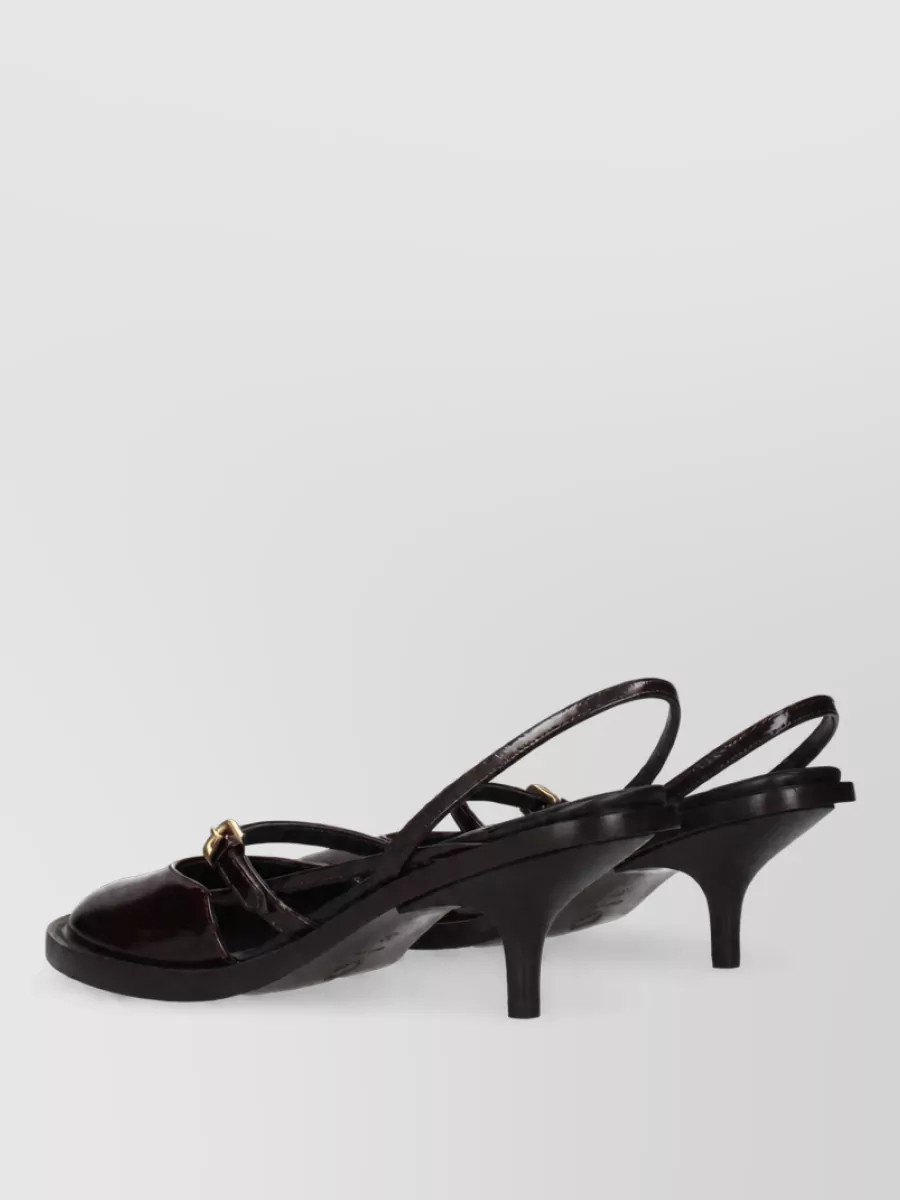 Dries Van Noten Leather Platform Sandals