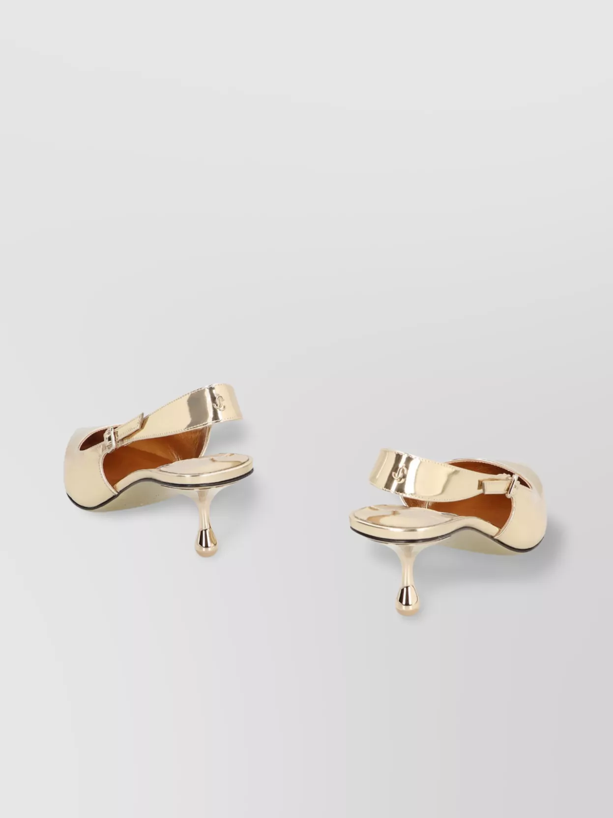 Jimmy Choo Leather Slingback Pumps Buckle Detail