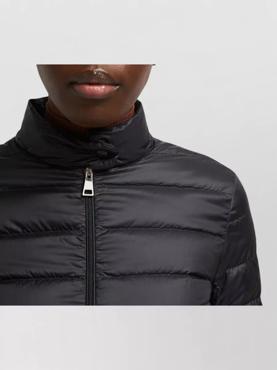 Moncler Lans Short Jacket High Collar Quilting